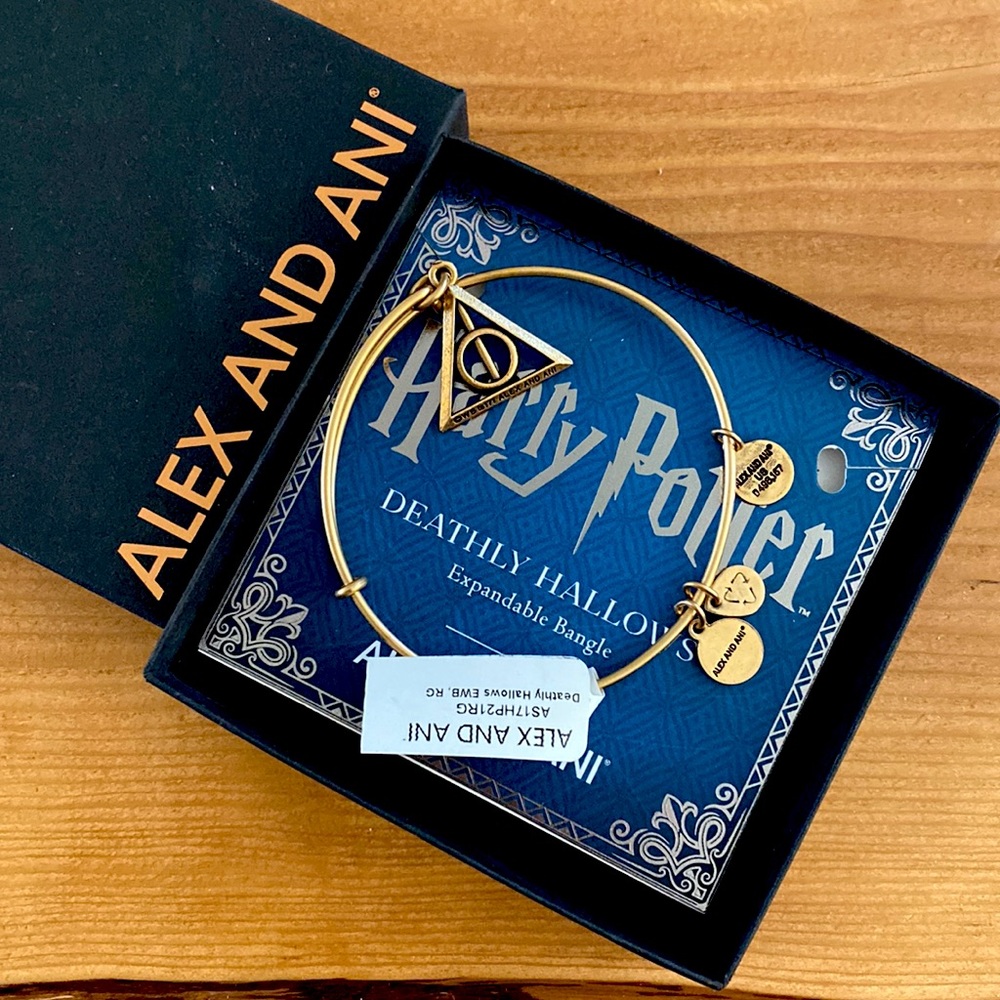 Deathly Hallows Harry Potter Alex and Ani expandable bangle bracelet